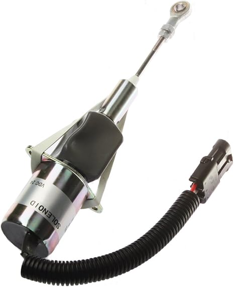 Fuel Shut Off Solenoid RE55416 for John Deere 6076 750C 850C 792DLC
