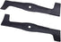 107CM Lawnmower Blade Set AM147289 compatible with John Deere X130R X155R X166R X350R