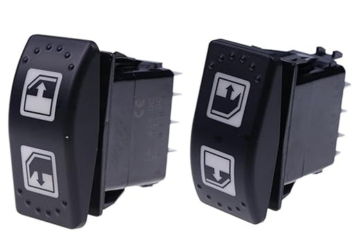 2X Power Window Switch 710004979 705800048 Left Hand Driver Compatible with CAN AM 2016-2020 Defender & Defender Max 2018-19 HD8, HD10 8 Pin Lift Switch