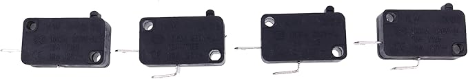 4X Microwave Door Switch 5304509460 5304509460 PS12071303 Compatible with Frigidaire, Kenmore, Electrolux, Crosley, IKEA, Universal