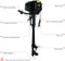 48V 4HP 1000W Electric Outboard Motor Fishing Boat Engine Long Shaft Inflatable Boat Engine Propeller