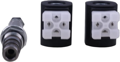 12V Solenoid Valve Cartridge SV10-47D-0-N-00 + 2PCS Coil 6356012 compatible with Hydraforce