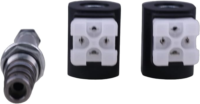 12V Solenoid Valve Cartridge SV10-47D-0-N-00 + 2PCS Coil 6356012 compatible with Hydraforce