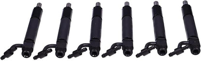 6PCS Fuel Injector 675960C91 compatible with Case D312 D360 D414 DT414 D-312 D-360 D-414 DT-414