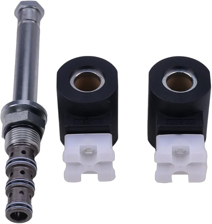 12V Solenoid Valve Cartridge SV10-47D-0-N-00 + 2PCS Coil 6356012 compatible with Hydraforce