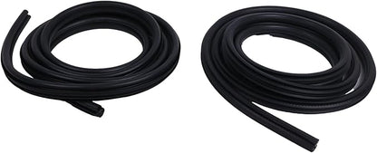 Front Door Rubber Weatherstrip Seal Pair AM-3821763176 1AWSK00407 Compatible with 1994-2001 Dodge Ram 1500 1994-2002 Dodge Ram 2500 Ram 3500