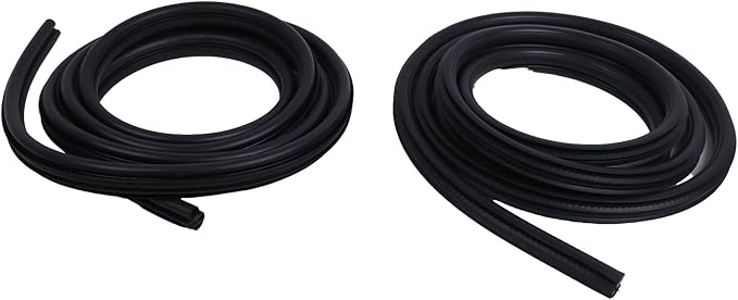 Front Door Rubber Weatherstrip Seal Pair AM-3821763176 1AWSK00407 Compatible with 1994-2001 Dodge Ram 1500 1994-2002 Dodge Ram 2500 Ram 3500
