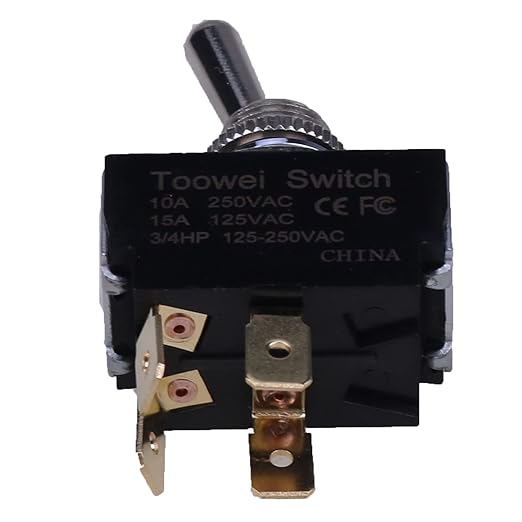 4 Pin 2 Position Heavy Duty Toggle Switch 8956K648 1604830 compatible with Peterbilt 330 335 340 348 357 359 362 377 378 379 385