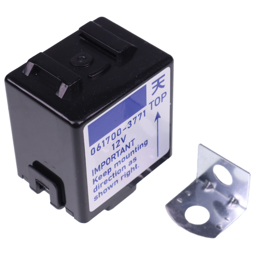 Relais Temporisé De Démarrage 12V 061700-3771 - Compatible Kubota B, BX, L, M, RTV, GR | T0070-31410, 1J321-60242 - 6