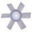 Fan Blade 330mm 1554774113 15547-74113 for Kubota D905 D1005 D1105 D1305 Engine