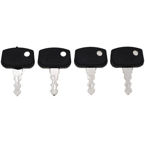 4X Ignition Key PL501-68920 68920 for Kubota Utility RTV400 RTV500 RTV900