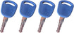 4Pcs Keys 14601 for Ford New Holland Tractor 8160 TL80 TM125 TM150 TS115