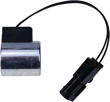 24V Solenoid Valve Coil 60099835-1 3003088 76074642 compatible with Case 1850K 1850K LGP 1850K LT New Holland D150 DC150PS DC180.B