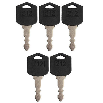 5X Ignition Keys D554212 212 for Doosan Daewoo Forklift D25 D35 G25 G35