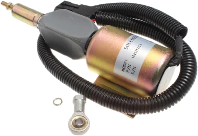 12V Fuel Shutdown Solenoid Valve 3930235 SA-4348-12 SA434812 compatible with Cummins Engines
