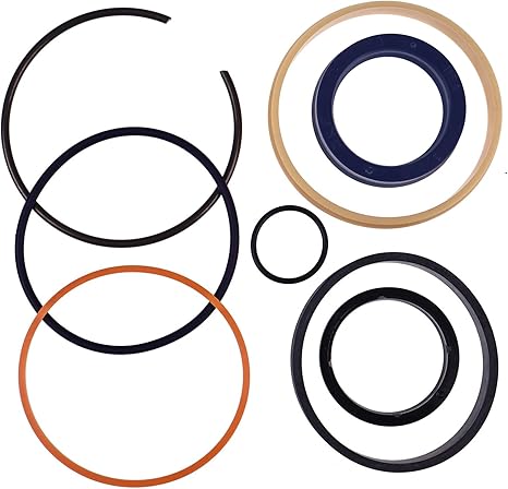 Hydraulic Steer Cylinder Seal Kit 7001625 compatible with JLG Boom Lift 600S 600SJ 600AJ 600A