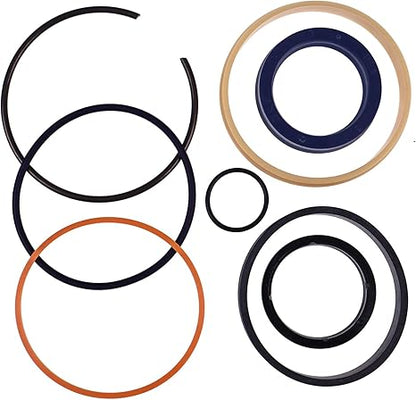 Hydraulic Steer Cylinder Seal Kit 7001625 compatible with JLG Boom Lift 600S 600SJ 600AJ 600A