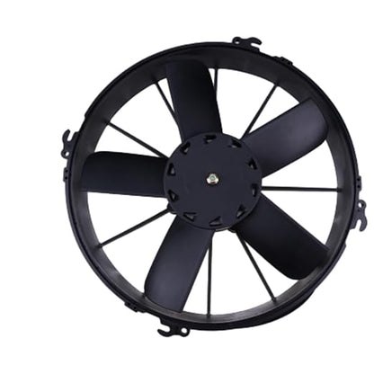 30102038 Puller Radiator Cooling Fan compatible with Spal 12"P/12V 1640 CFM Paddle Blades 12In High Performance Straight Blade