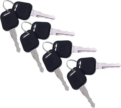 8Pcs Ignition Keys 34B0557 for Liugong Excavator and Heavy Equipment