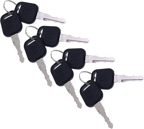 8Pcs Ignition Keys 34B0557 for Liugong Excavator and Heavy Equipment
