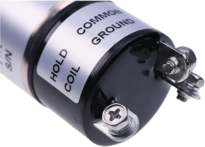 12V Shutoff Solenoid Valve 1502ES-12C6U1B2S1A compatible with Woodward Bobcat Engine 3 Terminals
