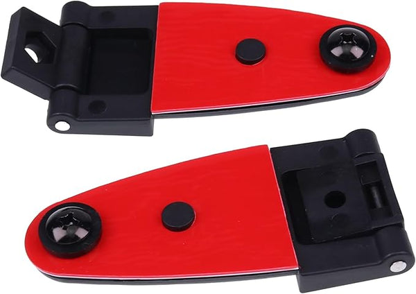 2X Glass Rear Door Hinges with Hardware 103528 Compatible with Leer Truck Cap 100XL 100LE