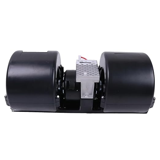 12V 3 Speed Dual Wheel Fan Motor Centrifugal Blower 30000154 006-A46-22 Compatible with Fendt Massey Ferguson Machines 3478331M91 3900468M91 3900638M91 LA322794912