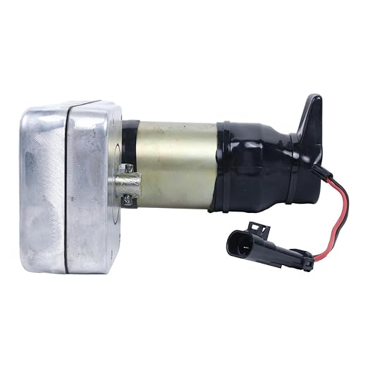 12V Left Side Jack Leveling Motor Assembly 386198 Compatible with Lippert Power Gear Electric Leveling System
