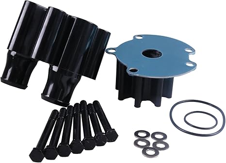 Sea Water Pump Body Impeller Kit 46-807151A14 18-3150 compatible with Mercury Marine Mercruiser Bravo TRS Sterndrives Inboard Marine Engines