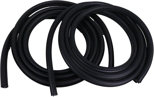 Front Door Rubber Weatherstrip Seal Pair AM-3821763176 1AWSK00407 Compatible with 1994-2001 Dodge Ram 1500 1994-2002 Dodge Ram 2500 Ram 3500
