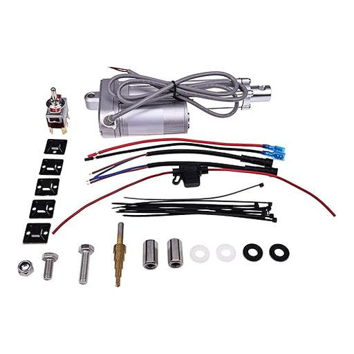 12V Actuator Electric Chute Control Kit Compatible with John Deere 47'' and 54" Snow Blowers