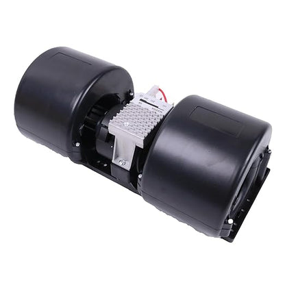 12V 3 Speed Dual Wheel Fan Motor Centrifugal Blower 30000154 006-A46-22 Compatible with Fendt Massey Ferguson Machines 3478331M91 3900468M91 3900638M91 LA322794912