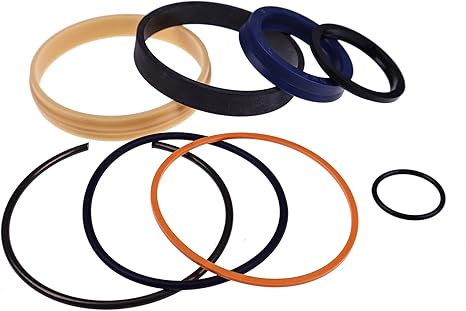 Hydraulic Steer Cylinder Seal Kit 7001625 compatible with JLG Boom Lift 600S 600SJ 600AJ 600A