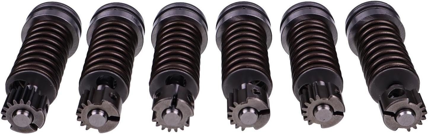 6XFuel Injection Pump Plunger 1W-6541 1W6541 compatible with Caterpillar Excavators 215 215B 215C 215D 219 219D 225 225B 225D 229 229D 235 235B E180 E240 E300 E300B EL180 EL240 EL300