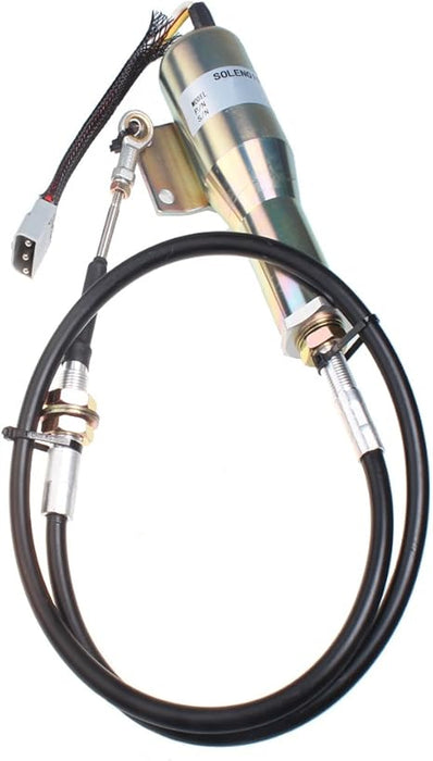 Fuel Stop Solenoid VOE 11110030 24V for Volvo L120C L90C L70C L220D L70D L90D L120D L150D L180D L180DHL L330D L150C L180C L330C Wheel Loaders