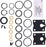 Air Section Repair Kit 637118-C Compatible with Ingersoll Rand ARO 1" & 1 1/2" Metallic & Non-Metallic Pumps & 2" Non-Metallic Pumps
