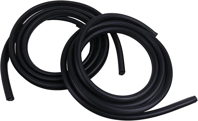 Front Door Rubber Weatherstrip Seal Pair AM-3821763176 1AWSK00407 Compatible with 1994-2001 Dodge Ram 1500 1994-2002 Dodge Ram 2500 Ram 3500