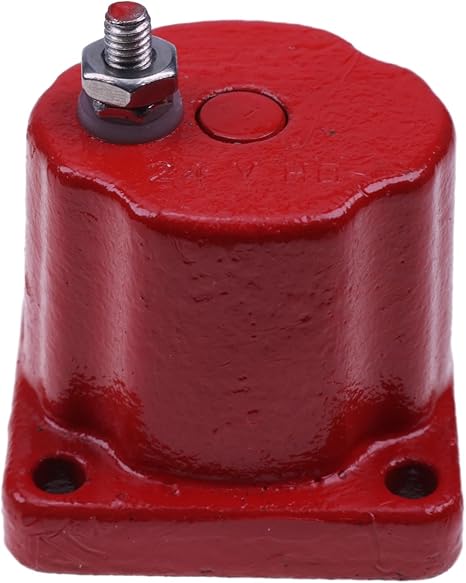 24V Fuel Shutdown Solenoid 134972 3408421 4024808 209940 compatible with Cummins NT855 MTA11G1G2 KT38P780 KTA38G5 KTA38G2 KTA19G3G4 Single Terminal