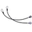 2Pcs Tailgate Cable M159508 for John Deere HPX615E HPX815E TH 6x4 4X2 Gator