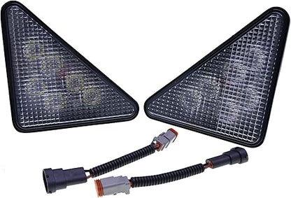 LED Headlight Kit 7259523 7259524 Compatible with Bobcat Loader 751 753 763 773 863 864 873 883 963 A220 A300 S130 S150 S160 S175 S185 S205 S220 S250 S300 S330 T140 T180 T190 T200 T250