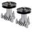 2X 130794 Spindle Assembly with 2pcs 153535 Pulley Compatible with Craftsman Husqvarna Poulan 42" Deck Tractor LT1000 LT2000 DYT4000, YT150 YT160 YT180 YT190 YTH130,Replaces 532130794