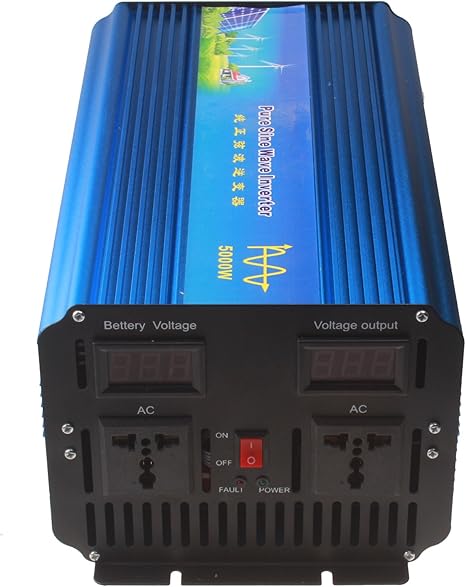 DC 24V to AC 110V AC100-120V Power Pure Sine Wave Inverter 5000W