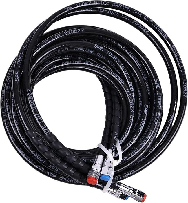 20FT Hydraulic Hose Kit HO5120 HO-5120 compatible with SeaStar Outboard Steering Boat Teleflex Marine