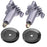 2X 130794 Spindle Assembly with 2pcs 153535 Pulley Compatible with Craftsman Husqvarna Poulan 42" Deck Tractor LT1000 LT2000 DYT4000, YT150 YT160 YT180 YT190 YTH130,Replaces 532130794