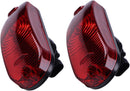 2PCS 12V 27W Red Light Assy 87627854 compatible with Case 420 5088 5130 5140 6088 6130 6140 620 7088 7120 7130 7140 7230 7240 8120 8230 8240 9120 9230 9240 New Holland C227 C232 C238 L213