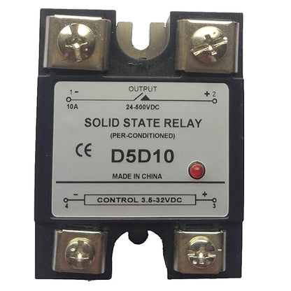 Solid State Relay SSR Input 3.5-32VDC Output 500VDC 10A Replace Crydom D5D10