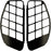 Plastic Side Grill Air Discharge Louver 6716571 & 6716573 for Bobcat Skid Steer Loader 653 751 753 763 773 7753 853 863 864 S130 S150 S160 S175 S185 S205 T140 T180 T190