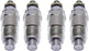4X Fuel Injector Assy 23600-56020 093500-2480 compatible with Toyota Dyna 200 Engine 3B