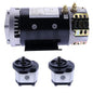 24V Electric Motor 40844GT 105387GT + 2PCS Hydraulic Pump 96193GT Compatible with Genie Lifts GS-1530 GS-1532 GS-1930 GS-1932 GS-2032 GS-2046 GS-2632 GS-2646 GS-3232 GS-3246 TMZ-50/30