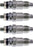 4X Fuel Injector Assy 23600-56020 093500-2480 compatible with Toyota Dyna 200 Engine 3B